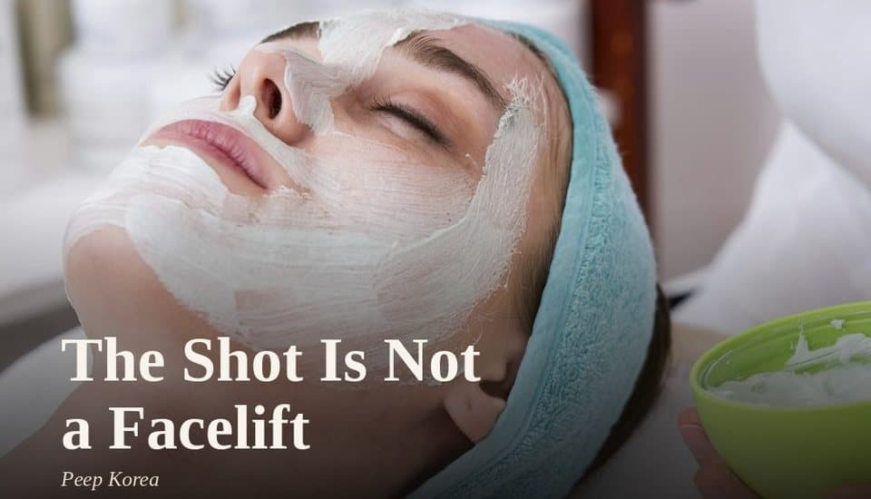 Fat Dissolving Injections in Korea Are Not a Facelift