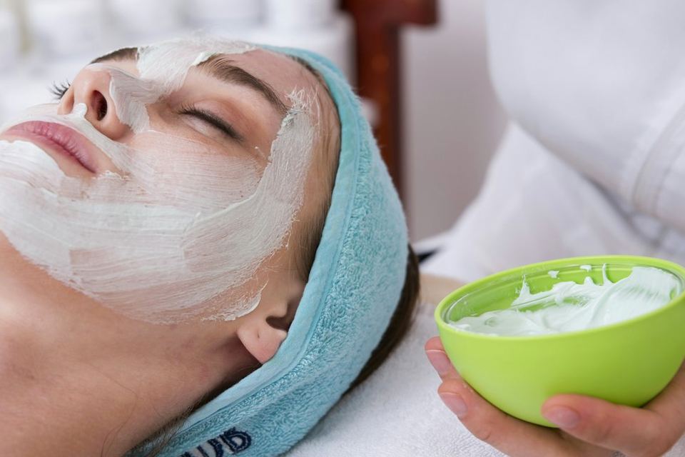 A same-day facial in a clinic chair, skin still textured